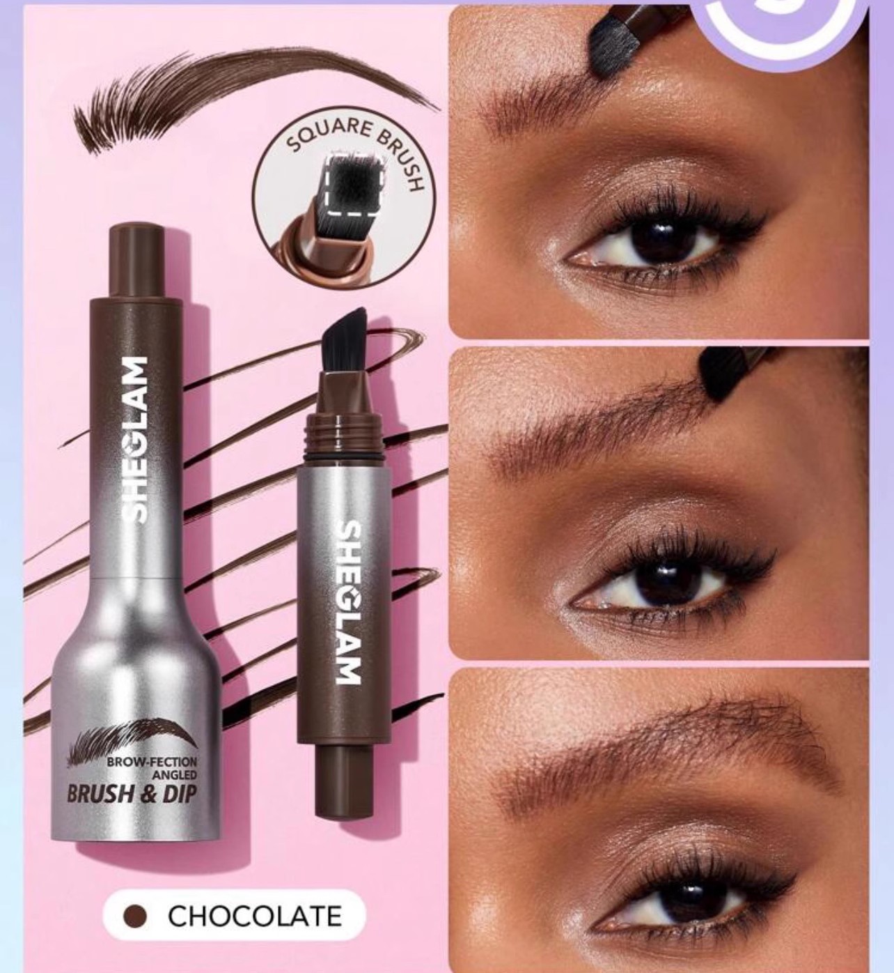 Sheglam Wild Eyebrow Influenza Filling Eyebrow Staining Cream Eyebrow Pen Hairline Anti dizziness Staining Waterproof Natural