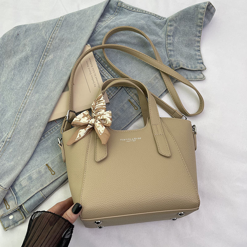 New women's crossbody portable bucket casual large capacity vegetable basket bag, trendy