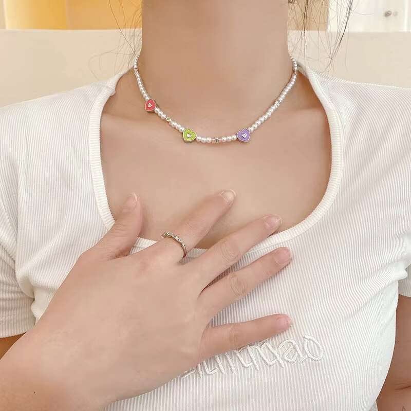 2023 Stainless Steel Heart Pendant Fashion Women's Jewelry Necklace