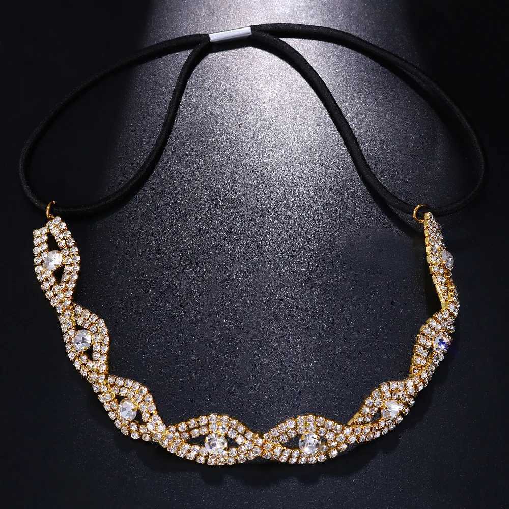 Bohomian Sexy Rhinestone Evil Eye Leg Chain Jewelry Women Shiny Crystal Elastic Rope Waist Thigh Chain Body Jewelry AccessoriesT250513
