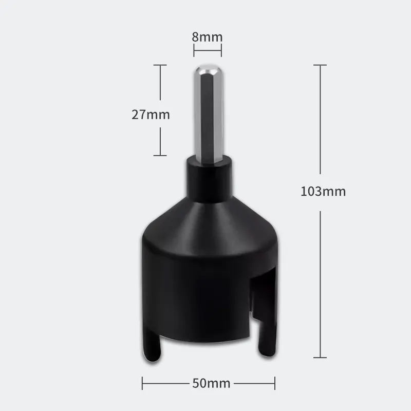 Electric Fence Screw Drill Chuck Sleeve Tool For The Screw-in Insulators Of Electric Fence Wooden Posts
