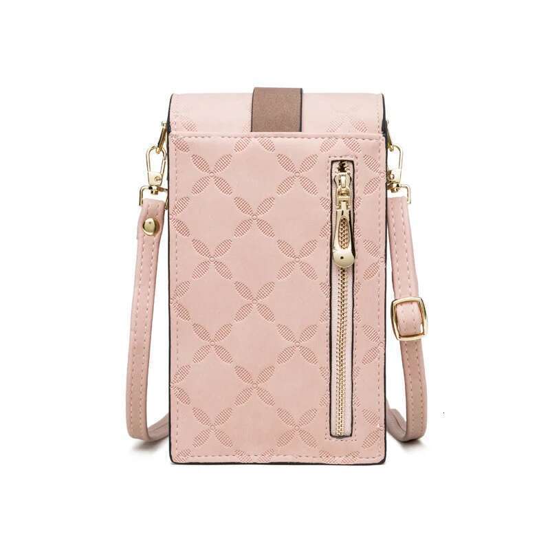 Women Wallet Flower Petals Plaid Small Shoulder Bag Messenger Flap Mobile Phone Pocket Purse Multi-Card Holder Handbag For Girls