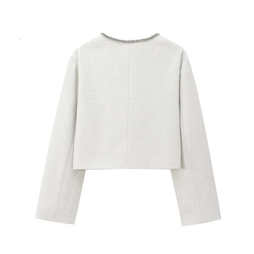 RARF Winter New Product Casual Water Dia Decorative Splicing Loop Veet Coat Women's Short Style