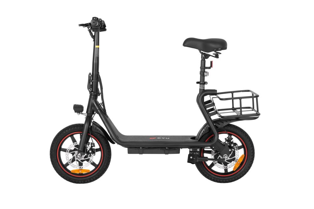 UK STOCK DYU C4 Electric Scooter for Adults 14 inch 250W Folding E-Scooter with Seat 36V 10Ah 25kmh speed