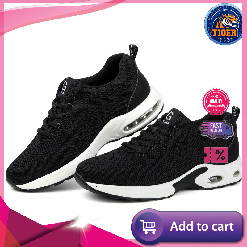Ddmytiger Labor Protection Are Breathable Smashing Anti Piercing Steel Toe Wear Resistant Fly Woven Soft Soled Lightweight And Safe Work Shoes Outdoor