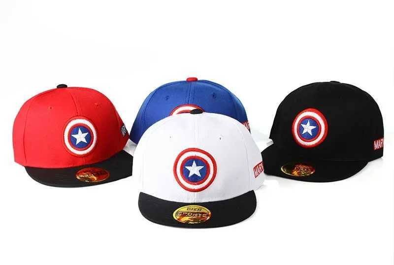 America Childrens Cap Boys Embroidery Circle Five-pointed Star Hat Summer Men And Women Children Snapback Hip Hop Hat R250512