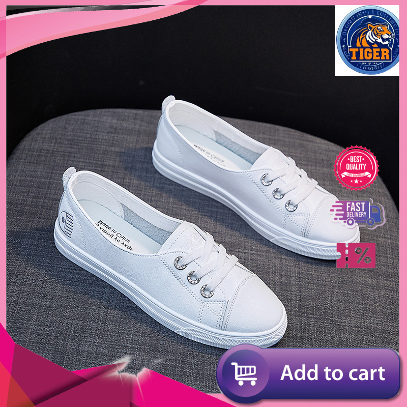 Ddmytiger Summer New Versatile Little White Women S Shallow Mouth One Foot Stepping Lazy Breathable Flat Thin Single Shoes Outdoor Shoes