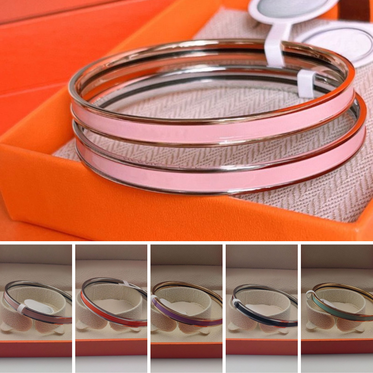 bracelet designer luxury jewelry jewlery designer for women Minimalist Stainless Steel 6mm gold bracelet women silver jewelry White bangle bracelet bangle gold