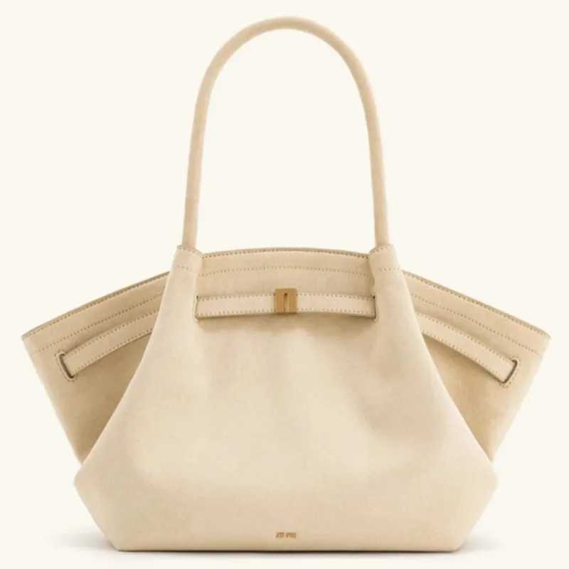 JW PEI Dumpling Bun Leather Suede Underarm Bag For Women Fashion French Shoulder Bag Top-handle Bags Female Bags For WomenW250513