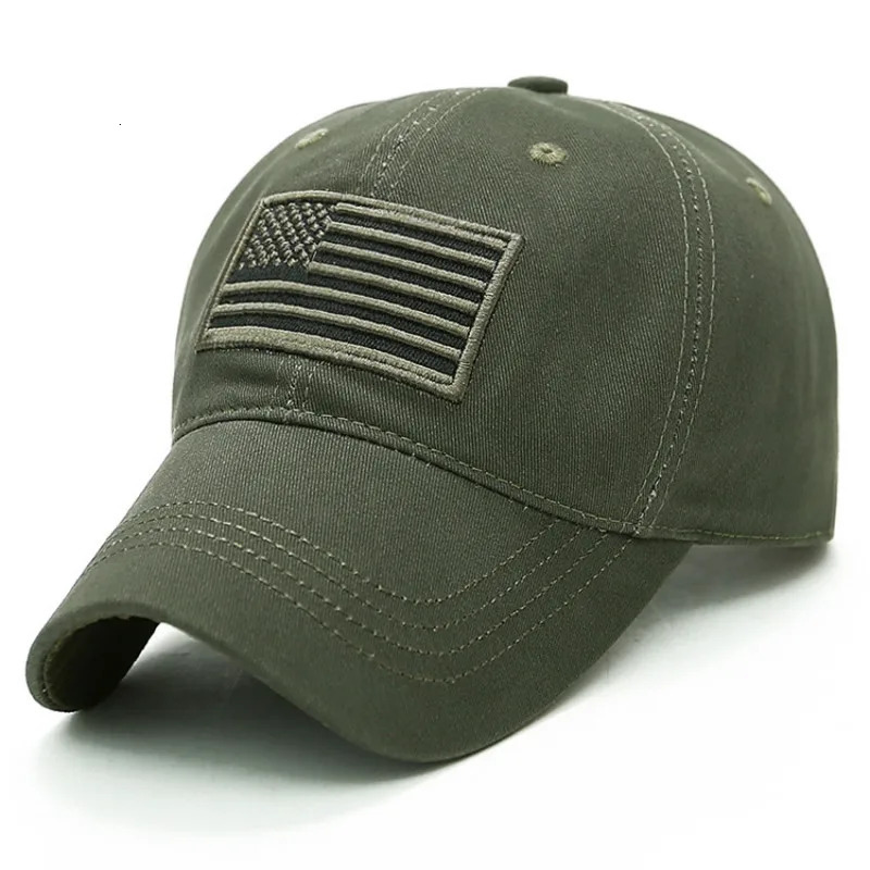 Casual Tactical Baseball Cap Male Men Summer Army Caps Hat Adjustable Green Miltary Camouflage USA Flag 250512