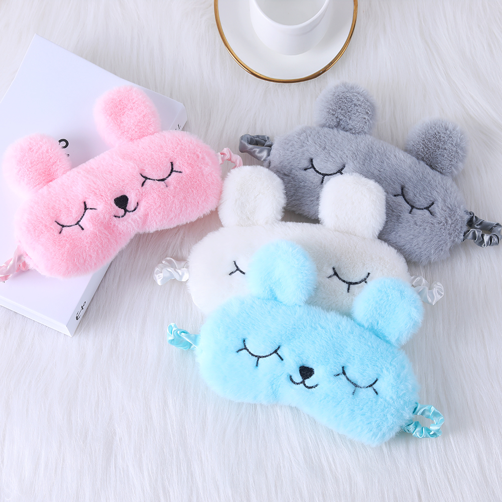 Stylish Animal Print Sleeping Eyemask With Reversible Cold & Heat Functionality