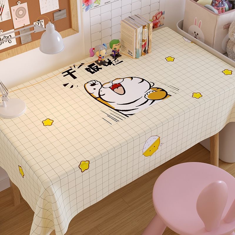 A897 tablecloth waterproof and oil-proof washable rectangular tablecloth coffee table mat tablecloth light luxury