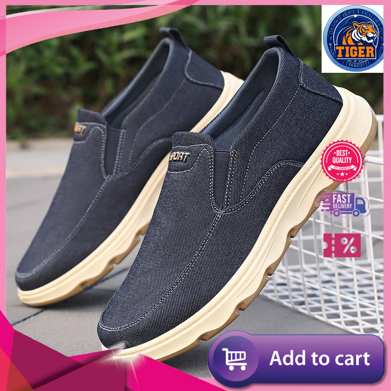 Ddmytiger Men S Shoes In Summer Breathable Old Beijing Cloth Temu Shallow Mouth Lightweight Casual Single Shoe Outdoor Shoes