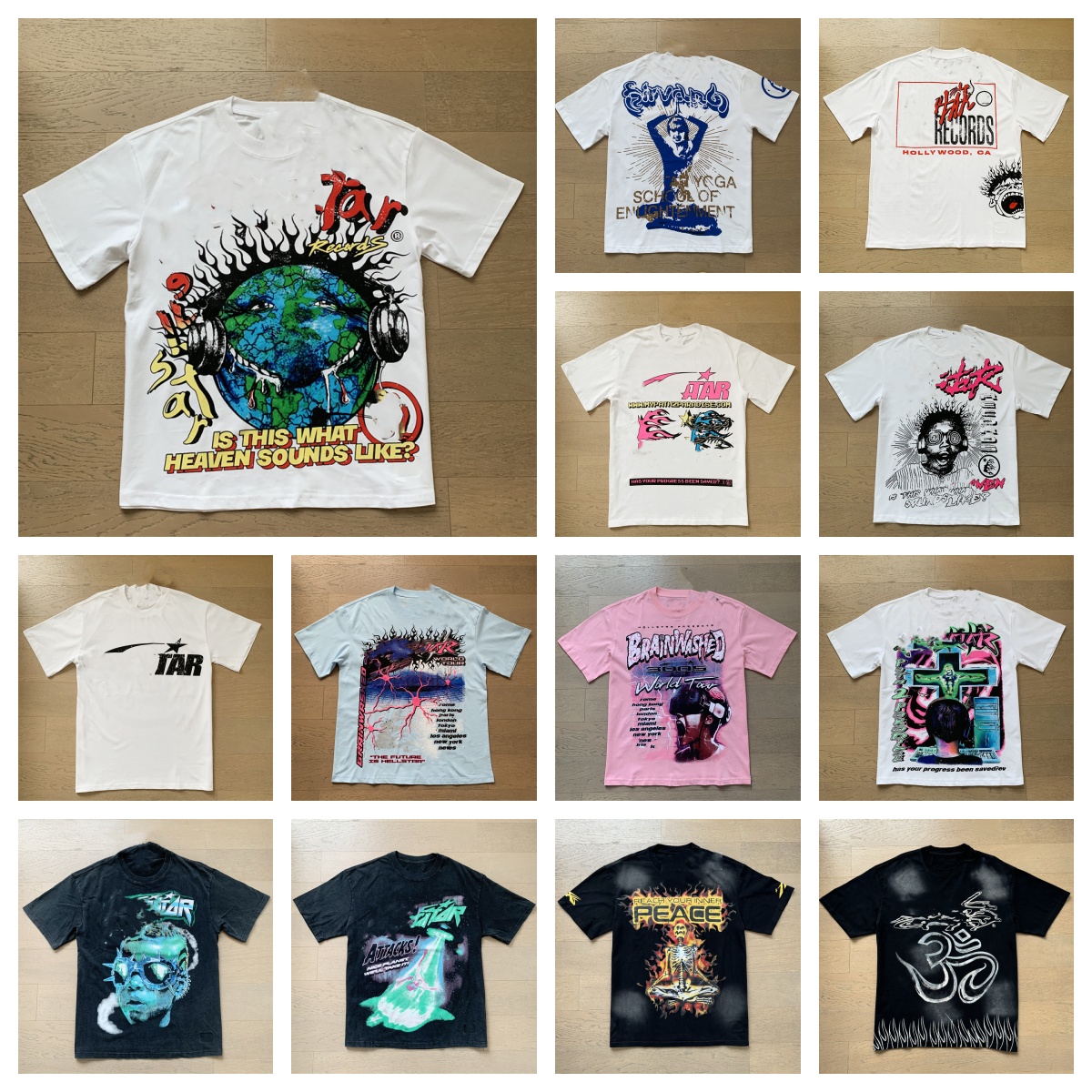 Designer Helley Star T Shirt Casual Pure Cotton With NFC High Quality Graphic Shirt With Monogrammed Print Short Sleeve Top Mens Hip Hop Clothing US S-XL A01