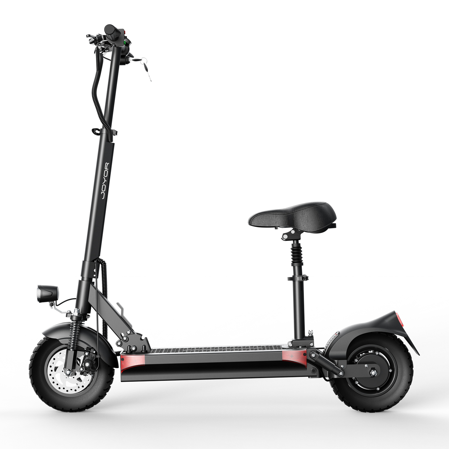 UK STOCK JOYOR Y6-S 10 inch Electric Scooter with removable Seat 500W 48V 18Ah 60KM Long Range City Folding eScooter for adults 15.5mph