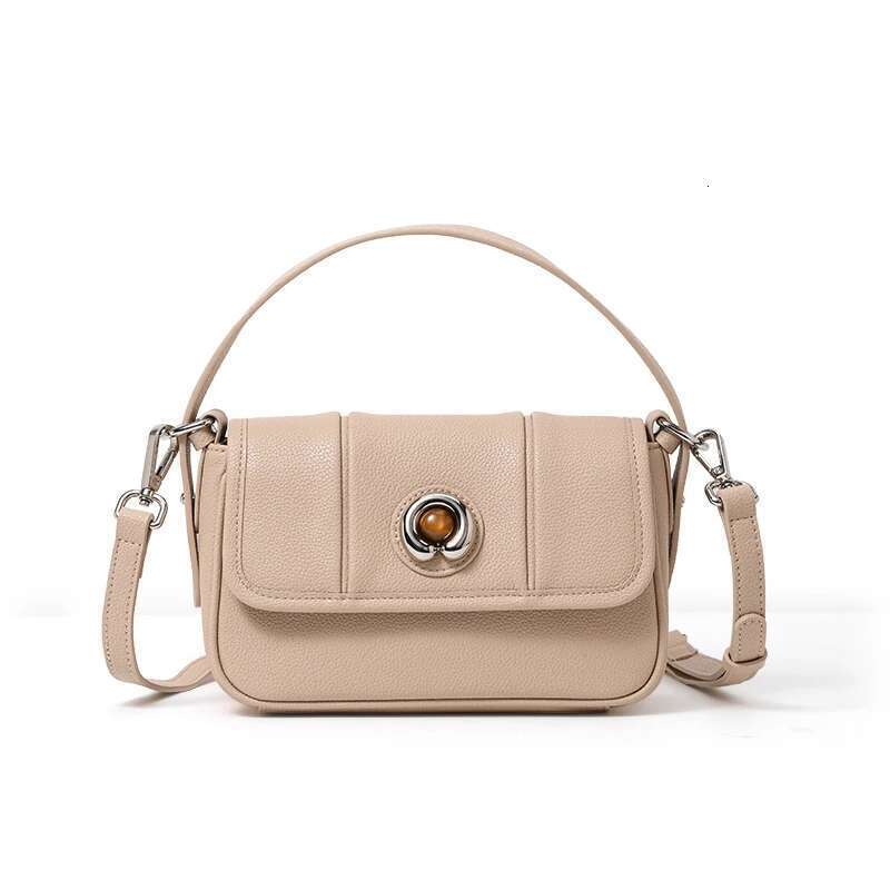 Aidrani Soft genuine leather handbag 2025 new storage design detachable strap cross-body single shoulder