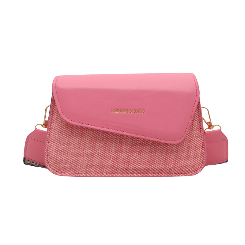 Extremely simple style hand-held small square women's 2025 summer new color blocked wide shoulder strap crossbody bag