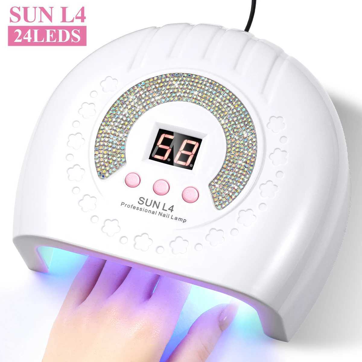 UV LED Nail Lamp Professional Nail Gel Curing Nail Lamp Diamond Design Dryer With Timer Sensor for Quick Drying Nail Tools W250513