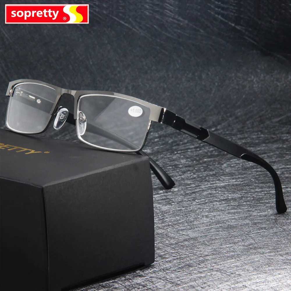 High Quality Titanium Alloy Reading Glasses for Men with Number Womens 12 Layer Coated Folding Eyeglasses Book (BlackGun) W250513