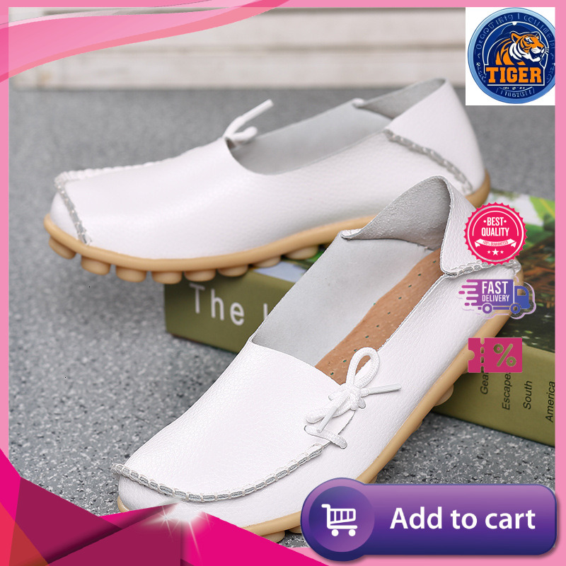 Ddmytiger Large Size Two Layer Leather Breathable Anti Slip Mother S Cow Tendon Sole Shallow Mouth Women Shoes Sandals Flat Nurse Outdoor Shoes