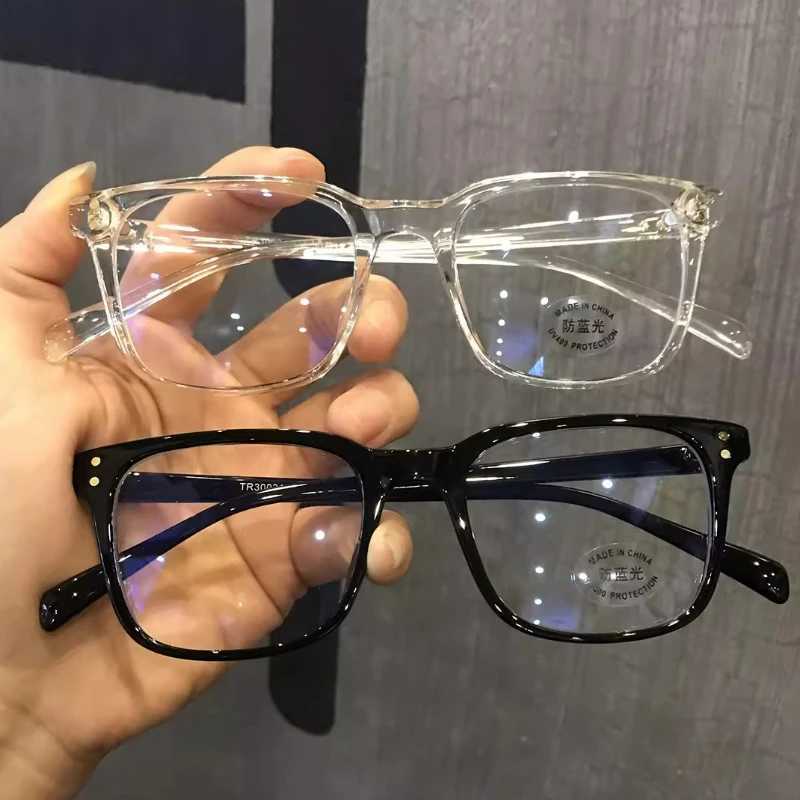 Fashion Anti Blue Light Glasses Men Computer Women Eyeglass Fashion Optical Plain Frame Spectacles Transparent Blocking Glasses W250513
