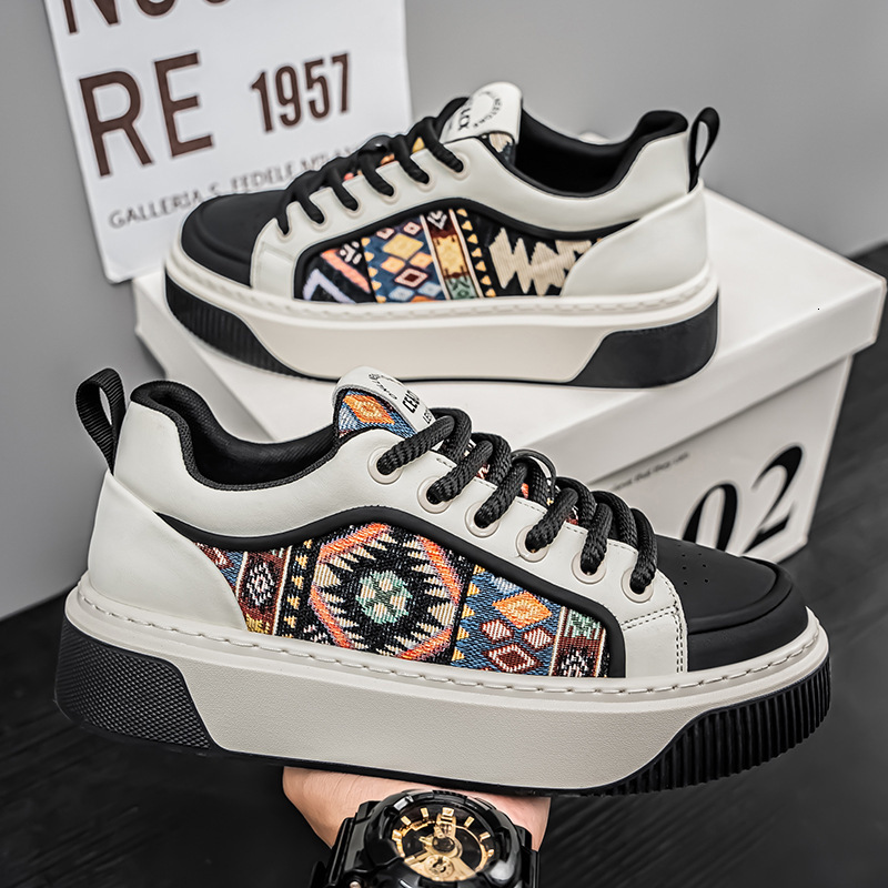 Four Season Universal Lightweight Low Top Men Casual Shoes Board Versatile For Work School Daily Sports And Embroidered With Intricate Styles Ddmysatu