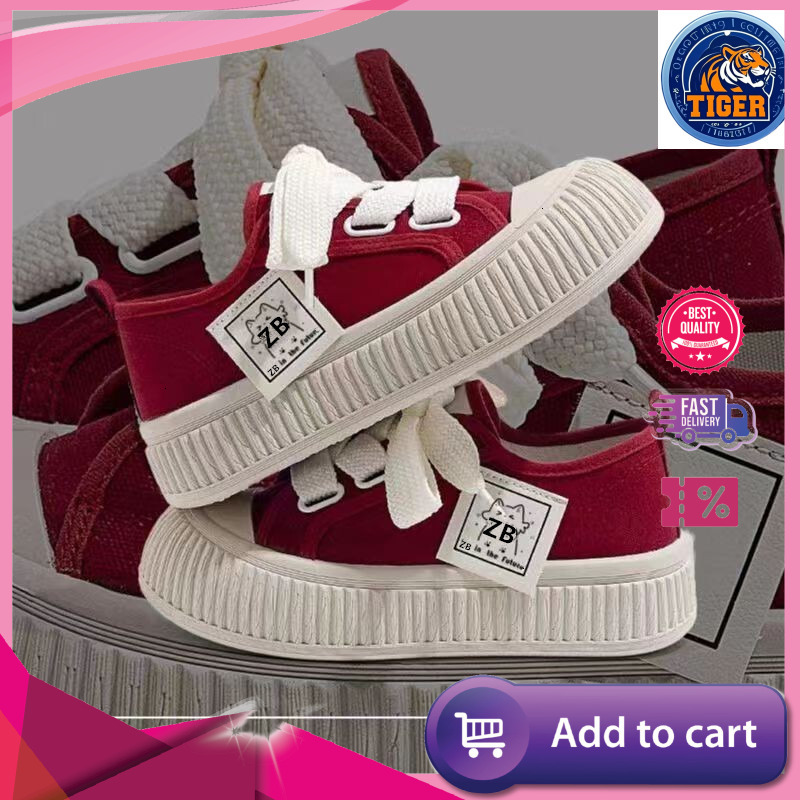 Ddmytiger Fashionable Breathable Thick Soled Canvas For Women Spring And Autumn New Style Cookies Big Head Niche Versatile Casual Sports Board Shoes O