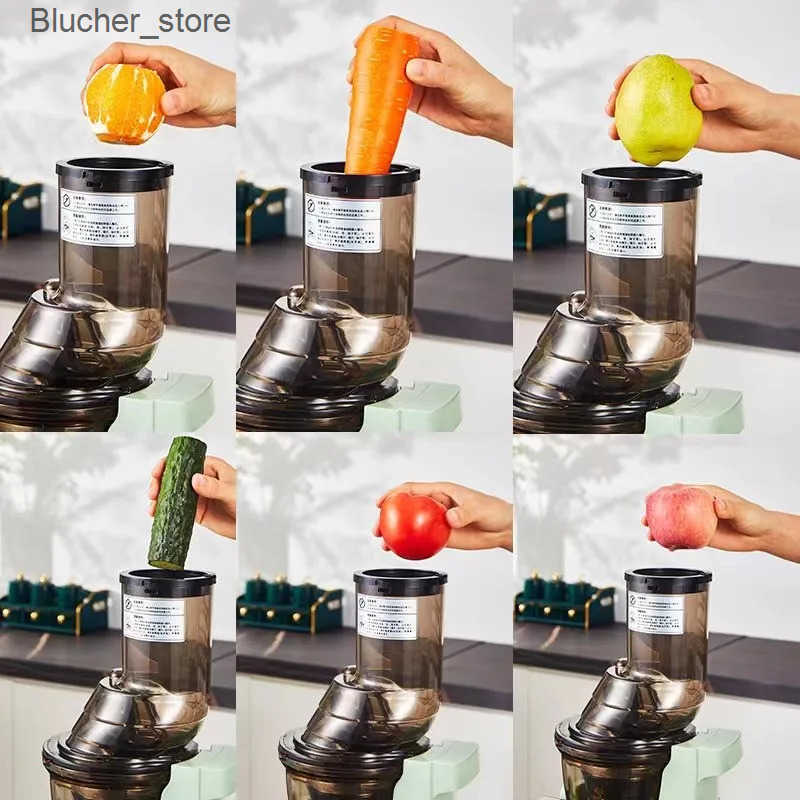 Slow Juicer Screw Cold Press Extractor Filter Free Easy Wash Electric Juice Residue Separation Fruit Machine For Household 110V z250513