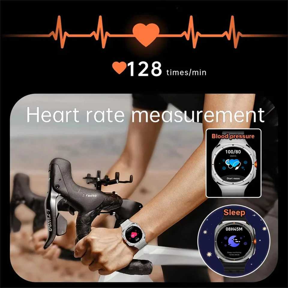 New Arrival LAXASFIT Watch 7 Ultra Smartwatch BT Talk HD AMOLED Screen Fitness Tracker Health Monitoring Smartwatch for Android IOS O250513