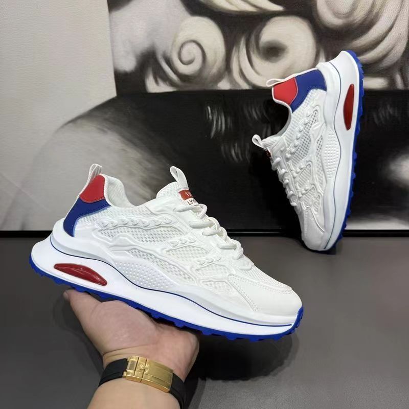 Men S Summer New Hollowed Out Running Comfortable Casual Shoes Soft Soled Sports Thin Mesh Versatile White Shoes Ddmysaturn