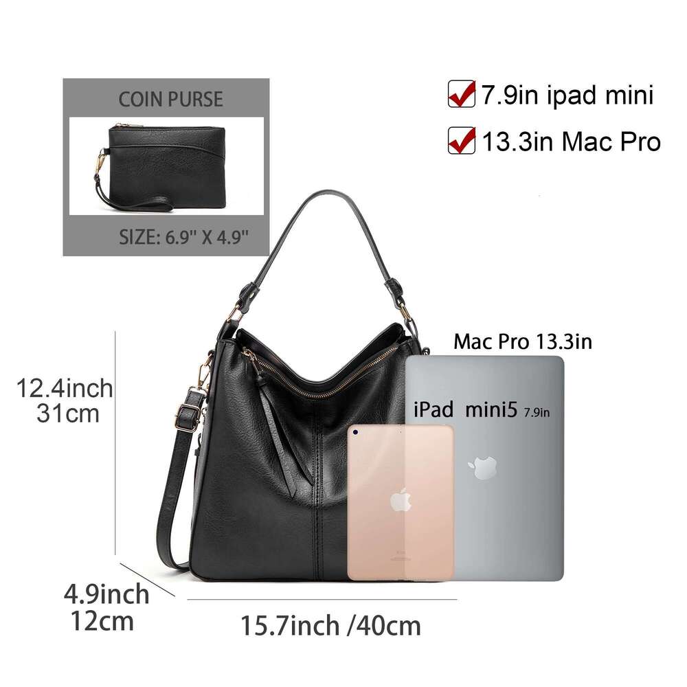 New Simple Tote Handbag Fashion Business Commute Large Capacity European Version Women's Shoulder Messenger Bag