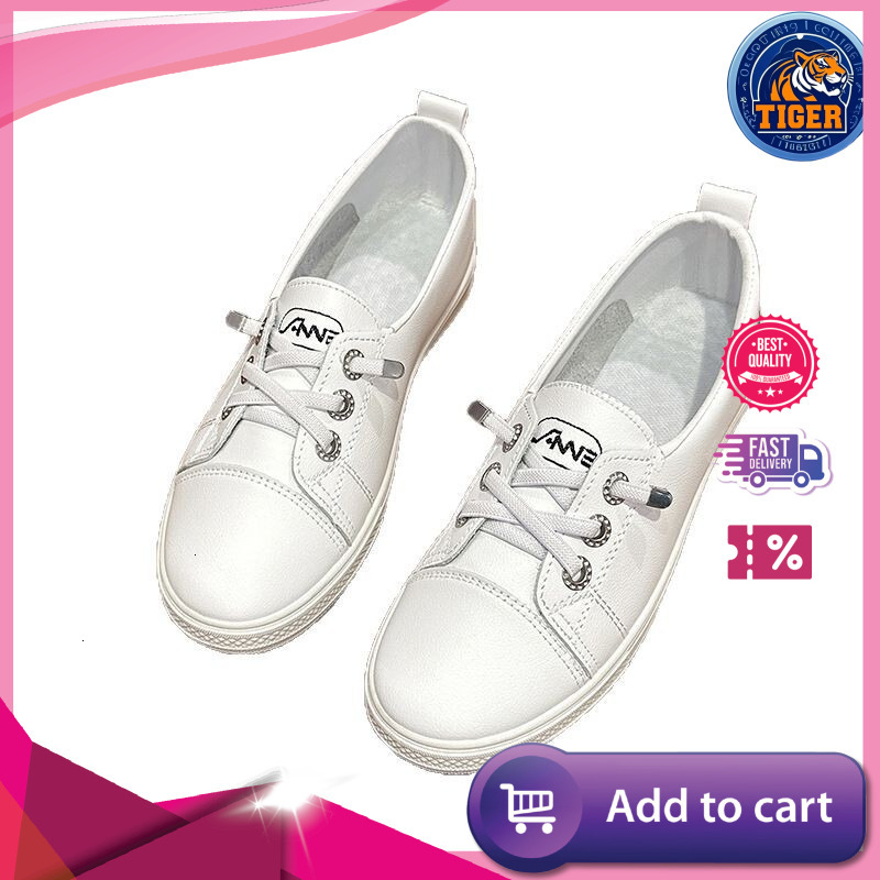 Ddmytiger Soft Leather Summer White Versatile Pedals Breathable Comfortable Sole Top Single Women S Spring And Autumn Board Shoes Outdoor Shoes