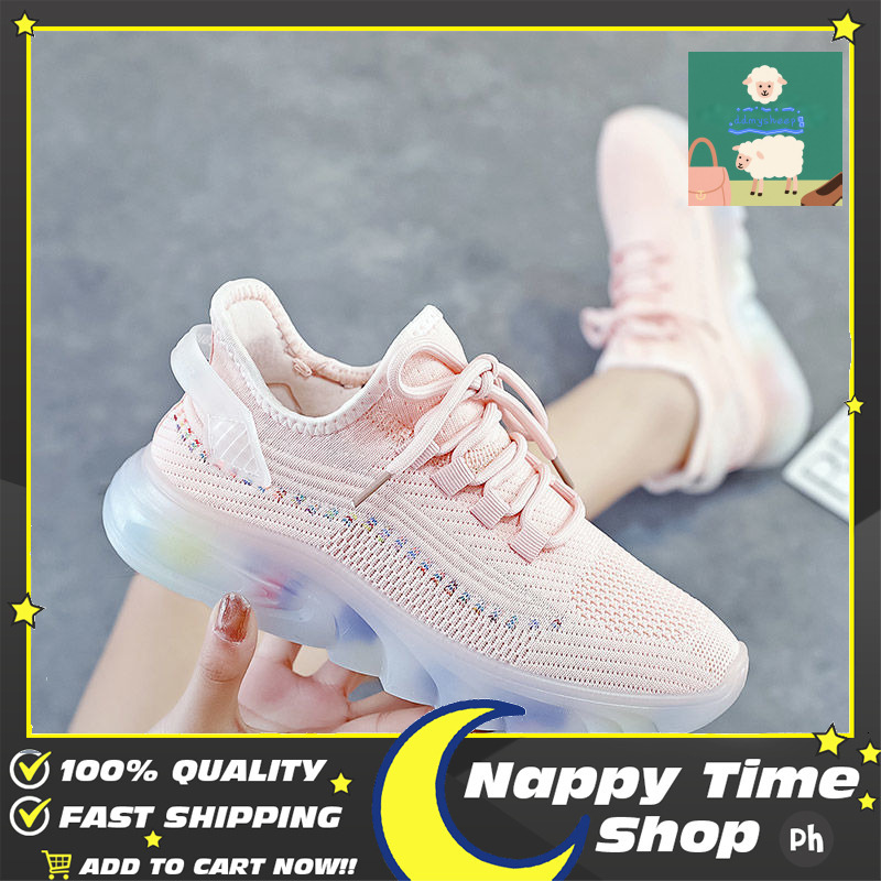 Ddmysheep Ddmysheep New Breathable Casual Jelly Bottom Coconut Student Running Women S Sports Shoes Outdoor