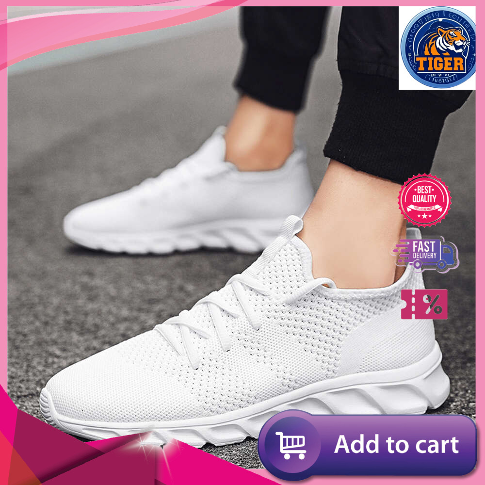 Ddmytiger Casual Designer Men Sport Light White Outdoor Breathable Mesh Running Athletic Jogging Tennis Shoes Outdoor Shoes