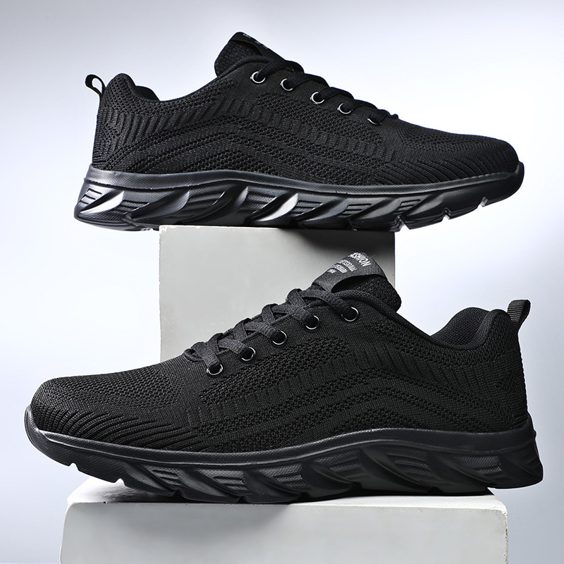 New Men S Extra Large Size Ultra Light Flyknit Casual Shoes Breathable Lightweight Soft Sole Running Shoes Ddmysaturn