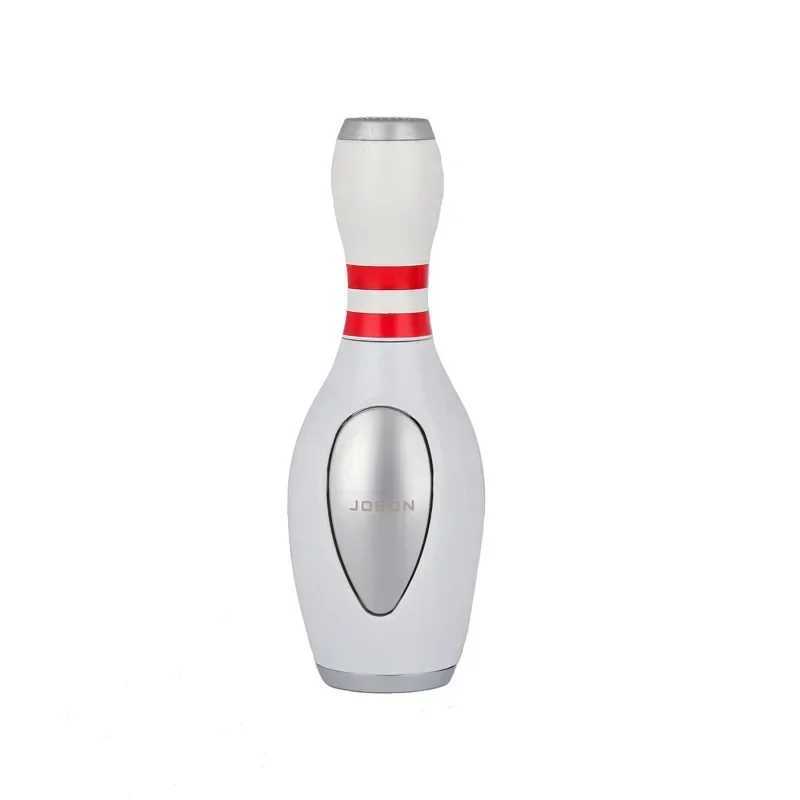 Jobon Bowling Ball Shaped Turbine Torch Lighter Desktop Ornaments Gift Metal Outdoor Windproof Blue Flame Jet Butane Gas Lighter Y250513