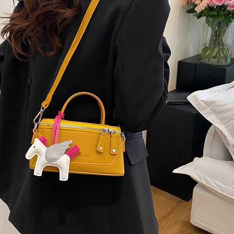 Box 2025 New Trendy Fashion Handheld Shoulder Commuter Texture Crossbody Bag