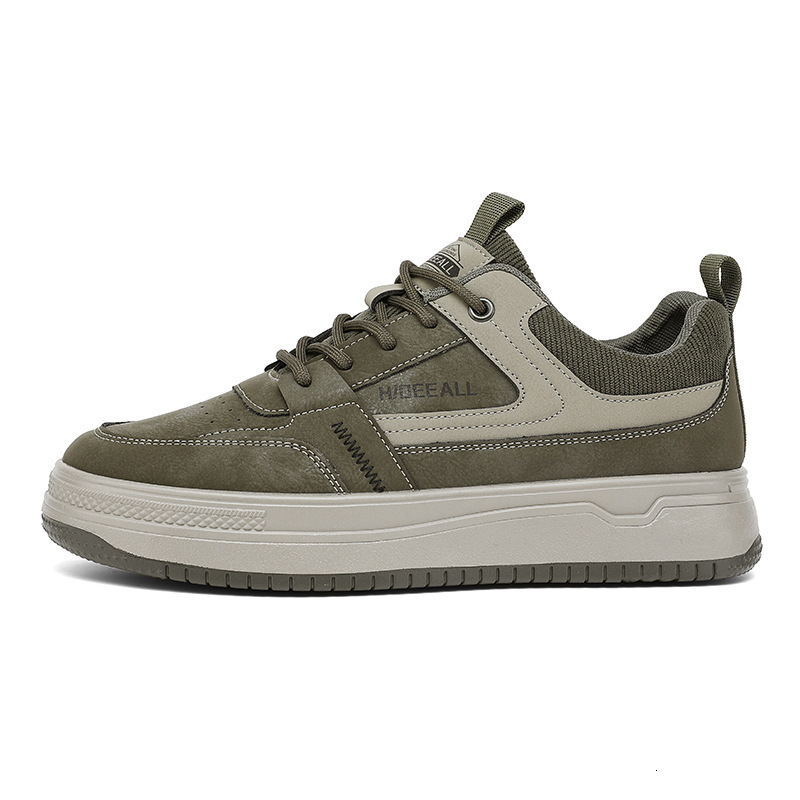 Men S New Board Men S Casual Shoes Korean Version Trendy Versatile Anti Slip Wear Resistant Sports Casual Leather Shoes Ddmysaturn