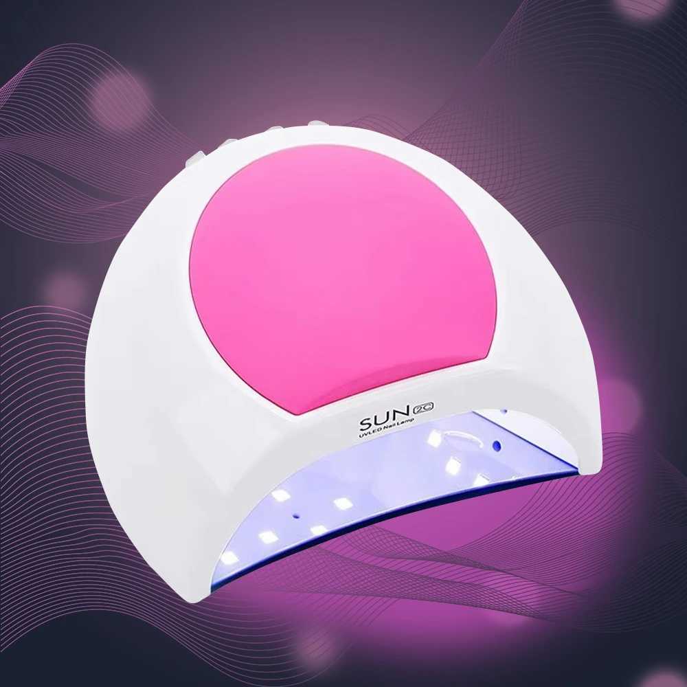 YIKOOLIN Sun2C UV Nail Lamp 48W Gel Polish Dryer Pedicure Light Manicure Lamp Nail Art Gel Dryer Machine Nail LED Lamp Not Black W250513