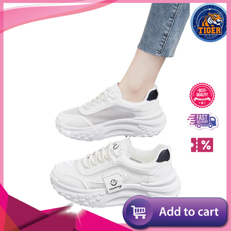 Ddmytiger Step On Poop Feeling Hollow Women S Sports New Summer Thick Soft Sole Breathable Mesh Versatile Casual Shoes Outdoor Shoes