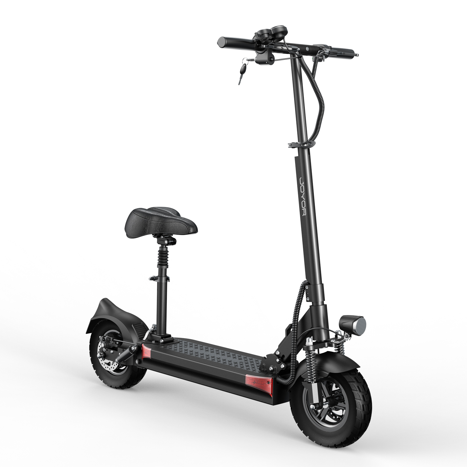 UK STOCK JOYOR Y6-S 10 inch Electric Scooter with removable Seat 500W 48V 18Ah 60KM Long Range City Folding eScooter for adults 15.5mph