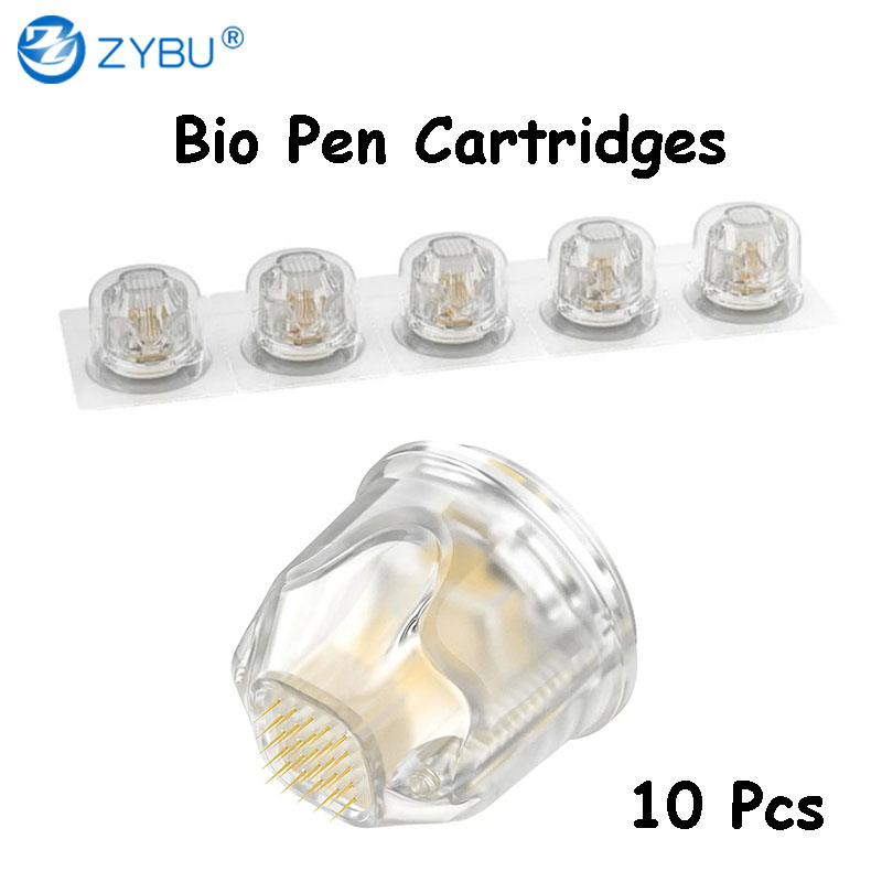 10 Pcs Titanium needle 9Pin 14 Pin 25 Pins Work for Q2 Bio Pen Cartridge dermapen nano accessories derma pen replacement mts meso tips skin care micro