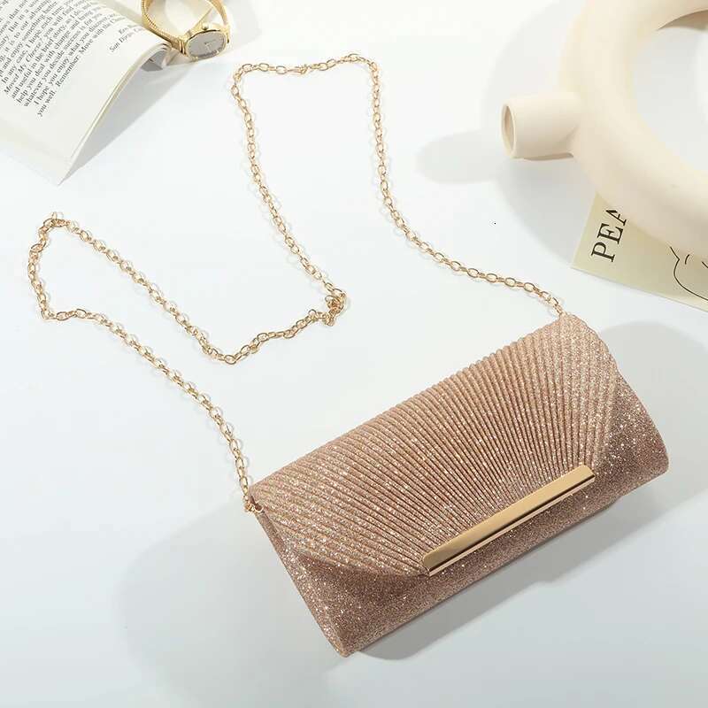 Fashion Elegant Clutch New Hot Selling Chain Dinner Bag Bride Bridesmaid Lady Handbag Factory Outlet
