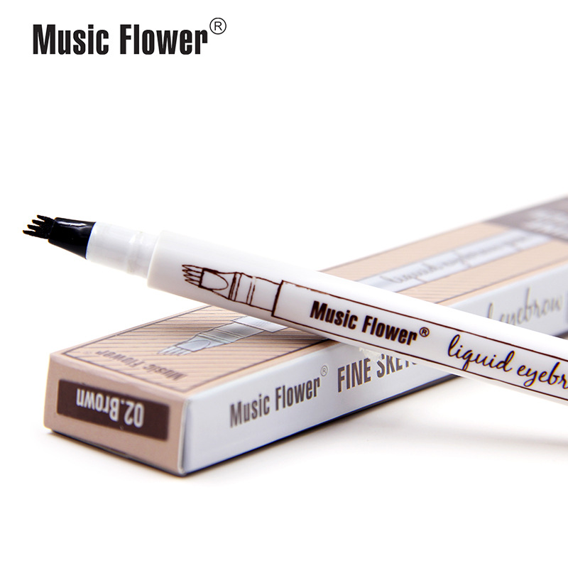 Four-headed Ultra-fine Carving Waterproof Eyebrow Pencil