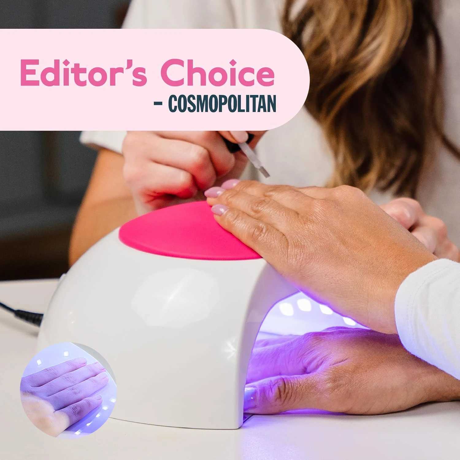 YIKOOLIN 48W UV Light for Nails UV LED Nail Lamp with 4 Timer Settings Curing Compatible with All Gel Polish Nail Art Gel Dryer W250513