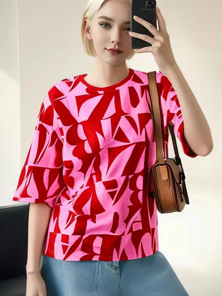 Selling ABCDE Fitness Leisure Sports Men Women Short Sleeve TShirt Street Fashion Oversized Versatile Shirt 250513