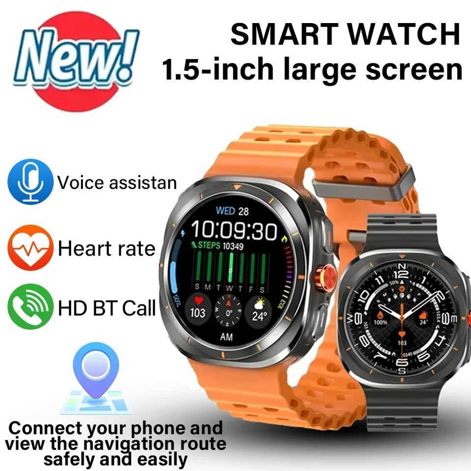 New Arrival LAXASFIT Watch 7 Ultra Smartwatch BT Talk HD AMOLED Screen Fitness Tracker Health Monitoring Smartwatch for Android IOS O250513