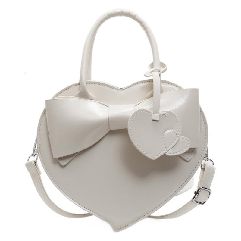 Women's bag 2025 new fashionable heart-shaped small simple and elegant single shoulder crossbody bag, handbag