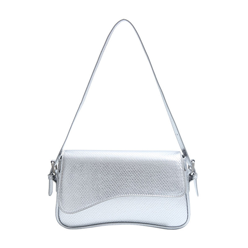 Designer Pack Versatile Soft Leather Handbag New Fashionable Single Shoulder Crossbody Personalized Korean Edition Snake Pattern Small Square Bag Free