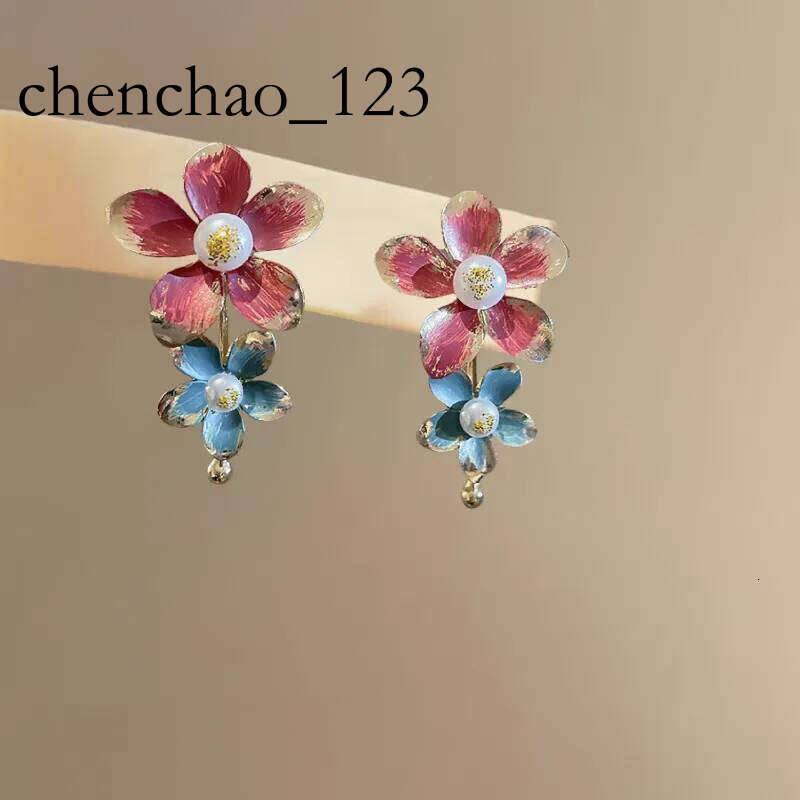 Women's are exaggerated to create floral earrings